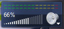 Sidebar-Gadget für die Steuerung der Lautstärke (Bild: ZDNet)