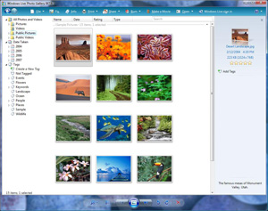 Kommt auch für Windows XP: Windows Live Photo Gallery