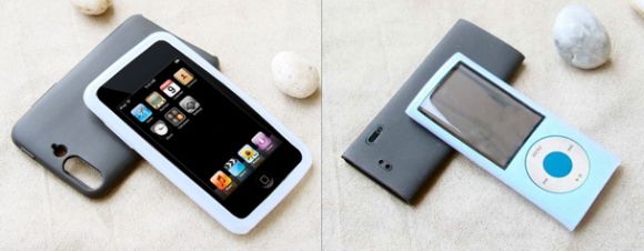 Bilder vermeintlicher Schutzhüllen für iPod Nano und iPod Touch stützen Gerüchte, wonach Apple zukünftig MP3-Player mit eingebauter Kamera anbieten wird (Quelle: Cult of Mac).
