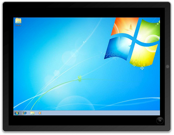 Citrix virtualisiert Windows 7 mit Hilfe von XenDesktop und XenApp auf Apples iPad (Bild: Citrix).
