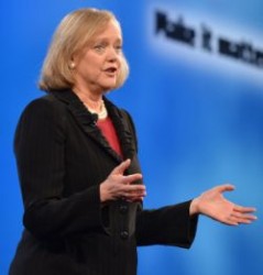 HP-CEO Meg Whitman auf der Global Partner Conference in Las Vegas (Bild: HP)