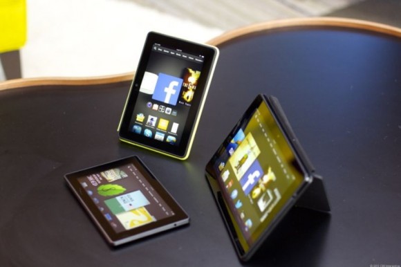 Die neuen Kindle-Fire-Tablets von Amazon (Bild: David Carnoy/CNET)