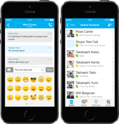  4:13 Skype for iPhone and iPad delivers a refreshed design for iOS 7 (Image: Microsoft). 