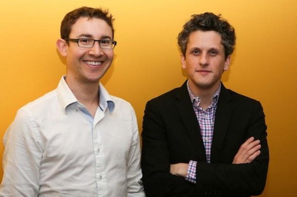 Die Gründer von Box: CFO Dylan Smith (links) und CEO Aaron Levie (Bild: Josh Miller/CNET)