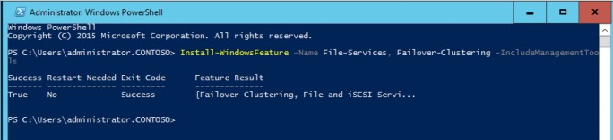  In the PowerShell the necessary conditions f & # xFC be r Storage Spaces Direct installed (Screenshot: Thomas Joos) 