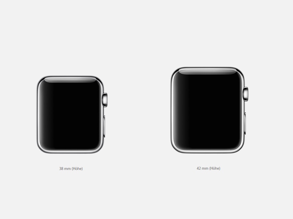 Apple Watch: Größen