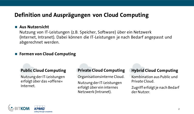Bitkom Cloud-Monitor 2015