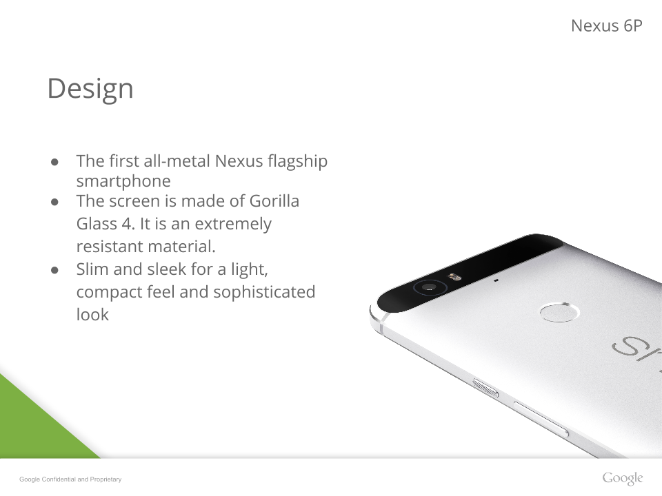 Nexus 6P: Design
