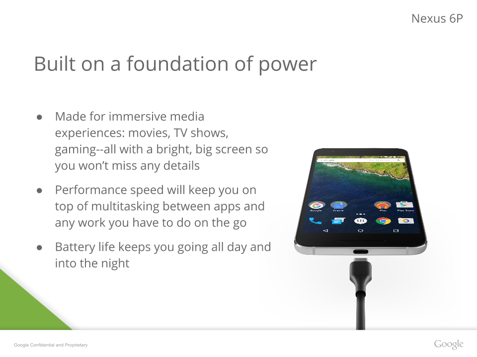Nexus 6P: Spezifikationen