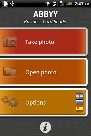 Abbyy Business Card Reader Lite für Android
