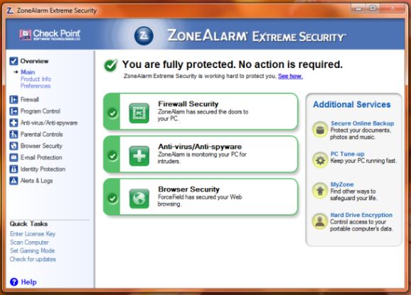 ZoneAlarm Extreme Security 2010
