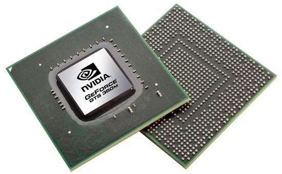 Nvidia hat unter dem Namen Geforce 300M neue Grafikchips für Notebooks vorgestellt (Bild: Nvidia).
