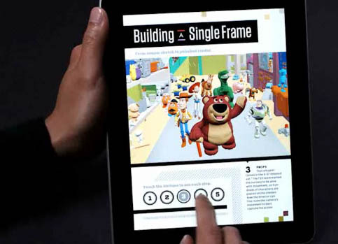Demonstration von Wired Magazine als iPad-App
(Screenshot: ZDNet)