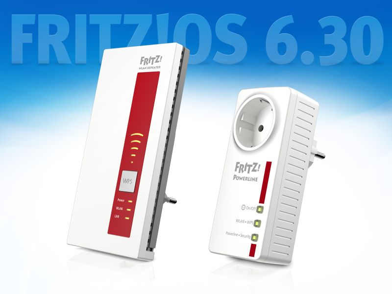 AVM macht FritzOS 6.30 für WLAN-Repeater und Powerline-Adapter verfügbar