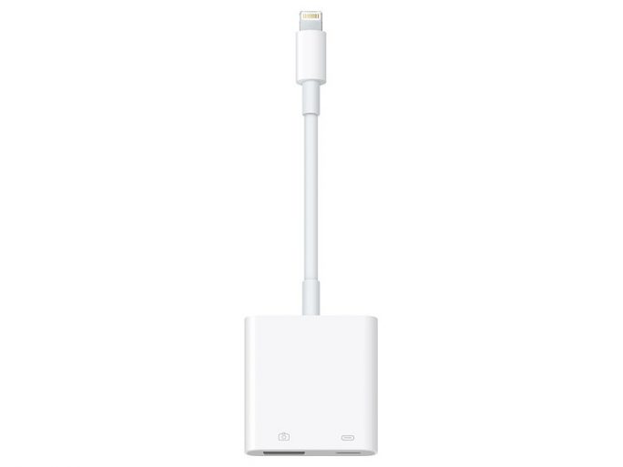   Apple : Lightning to USB 3 Adapter (Image: Apple) 