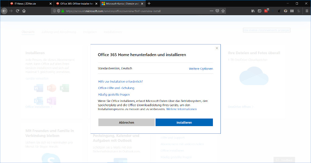 Office 365 download ohne registrierung