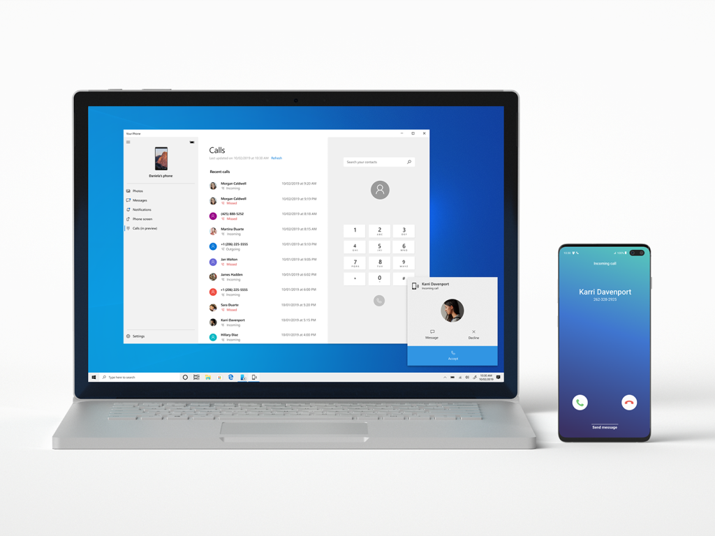 "Ihr Smartphone"-App für Windows 10: Microsoft testet Anruffunktion