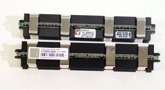 Figure 6: Branded memory modules like from Kingston and Transcend are essential for overclcoking.