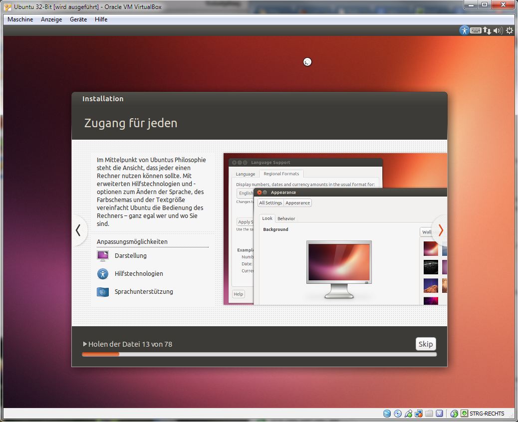 Ubuntu bietet zahlreiche Anpassungsmöglichkeiten, sodass man die Oberfläche, Eingabemöglichkeiten und Sprachunterstützung auf seine persönlichen Bedürfnisse abstimmen kann.