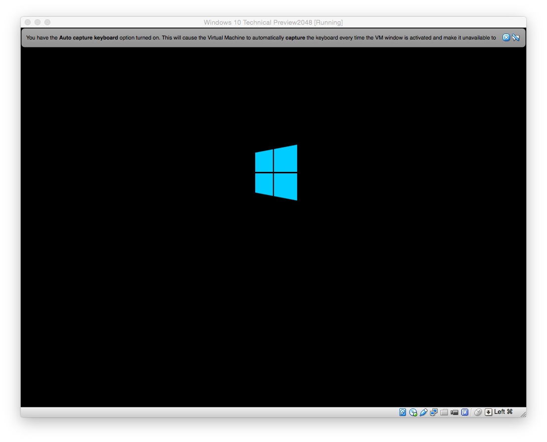 Anschließend klickt man auf \"Starten\". Nach kurzer Zeit erscheint das Windows-Logo. Die Installation beginnt. 